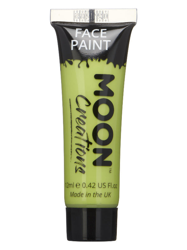 Moon Creations Face & Body Paint, Lime Green Dress Loud