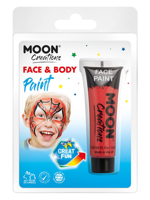 Moon Creations Face & Body Paint, Red Dress Loud