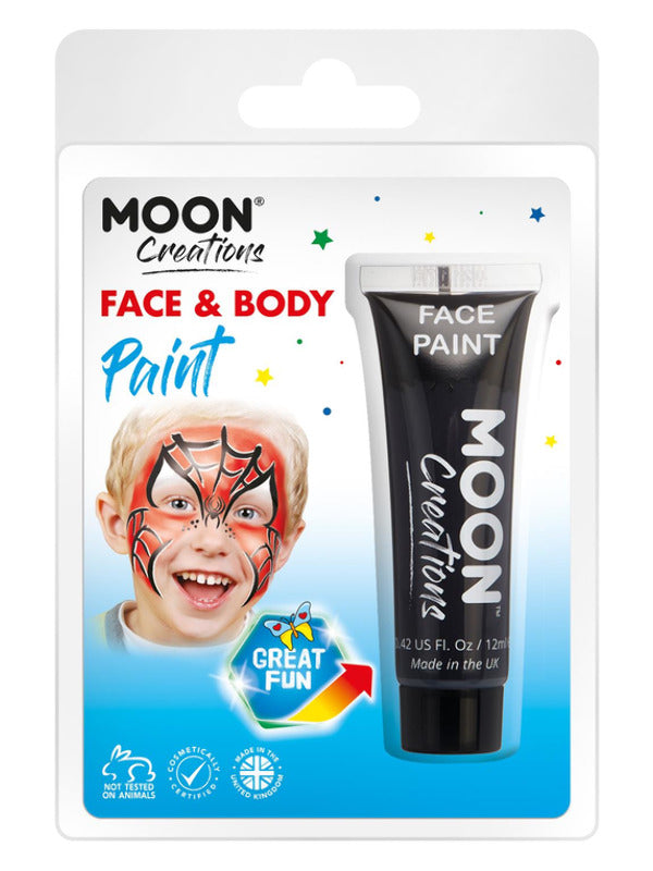 Moon Creations Face & Body Paint, Black Dress Loud