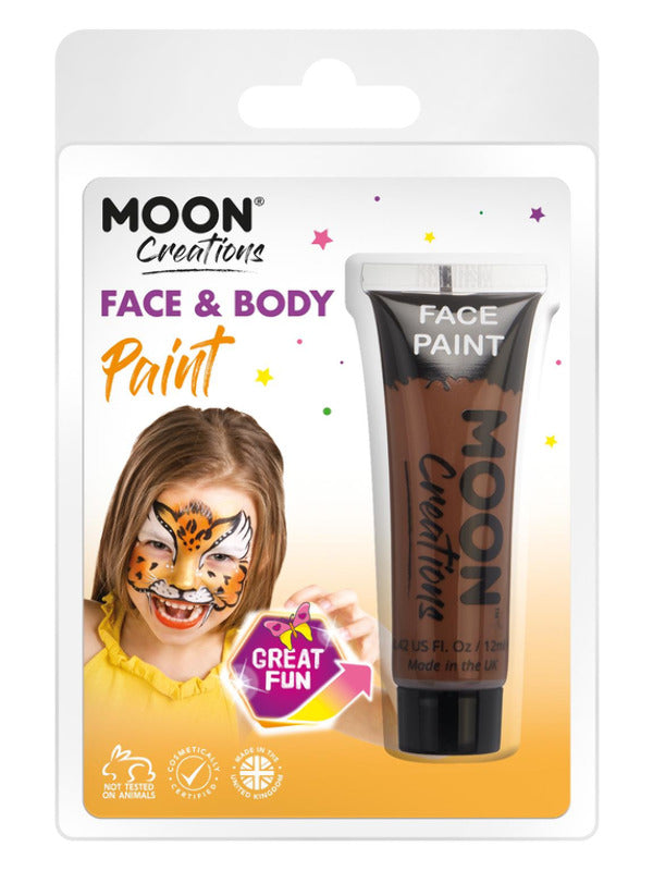 Moon Creations Face & Body Paint, Brown Dress Loud
