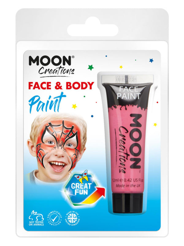 Moon Creations Face & Body Paint, Bright Pink Dress Loud