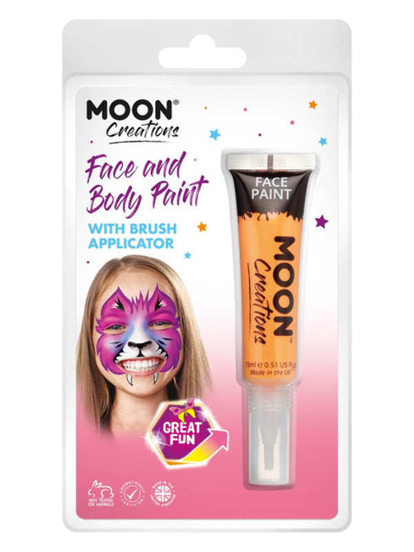 Moon Creations Face & Body Paints, Orange Dress Loud