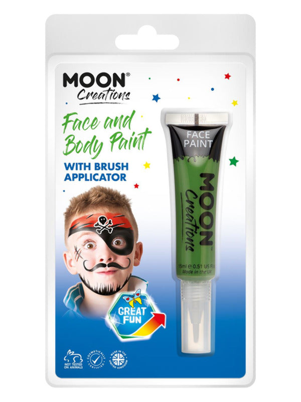 Moon Creations Face & Body Paints, Green Dress Loud