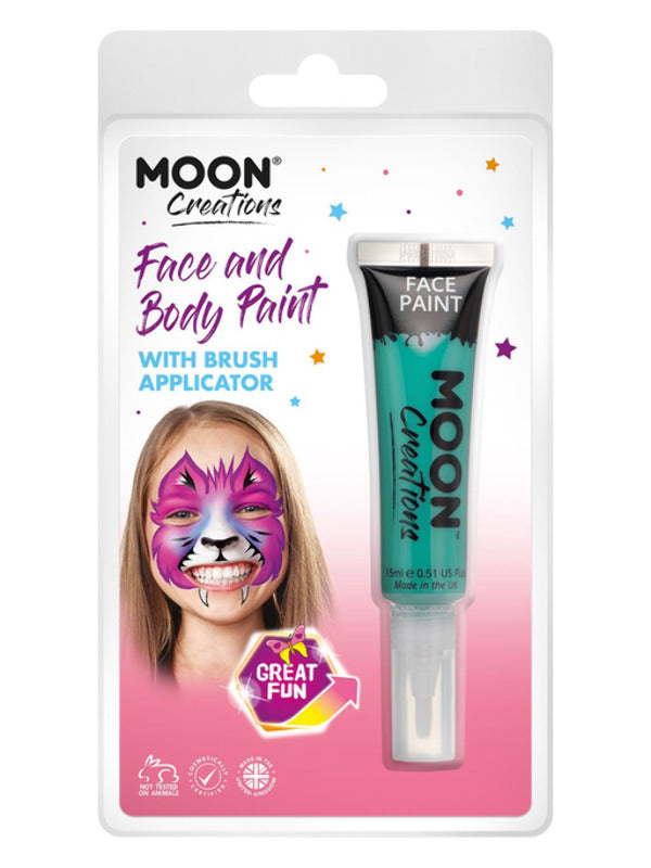 Moon Creations Face & Body Paints, Turquoise Dress Loud