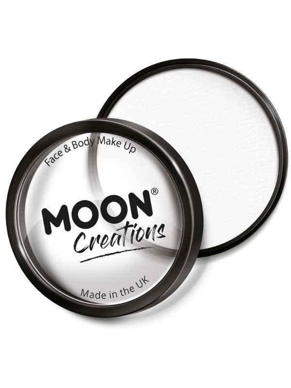 Moon Creations Pro Face Paint Cake Pot, White Dress Loud