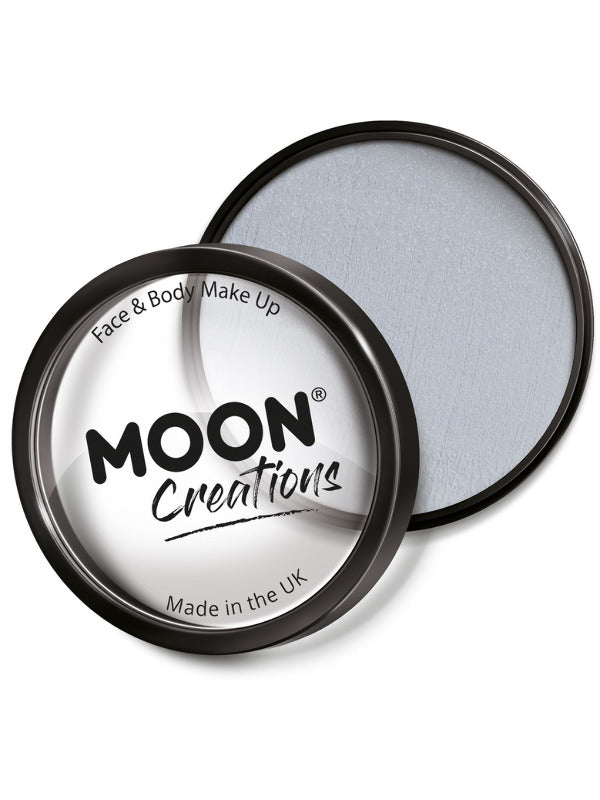 Moon Creations Pro Face Paint Cake Pot, Light Grey Dress Loud
