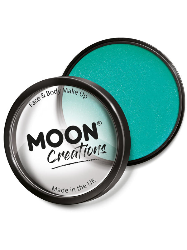 Moon Creations Pro Face Paint Cake Pot, Turquoise Dress Loud