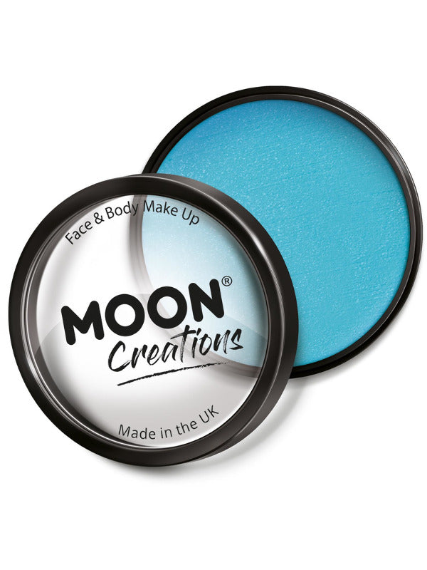 Moon Creations Pro Face Paint Cake Pot, Aqua Dress Loud