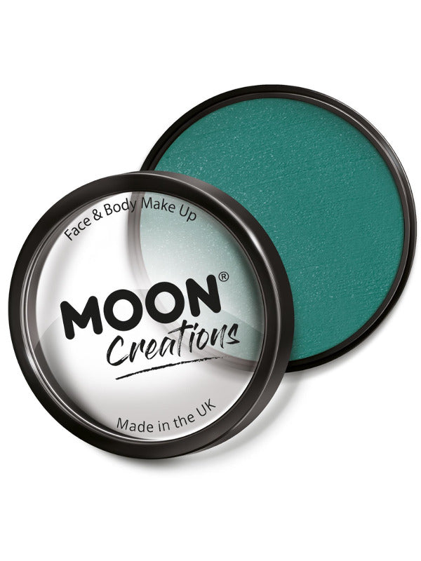 Moon Creations Pro Face Paint Cake Pot, Teal Dress Loud