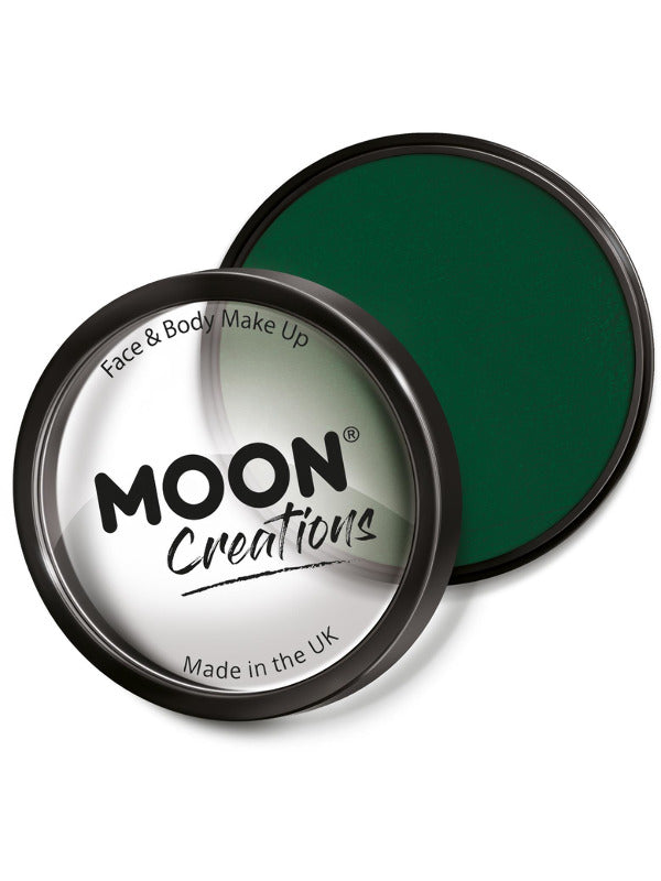 Moon Creations Pro Face Paint Cake Pot, Dark Green Dress Loud