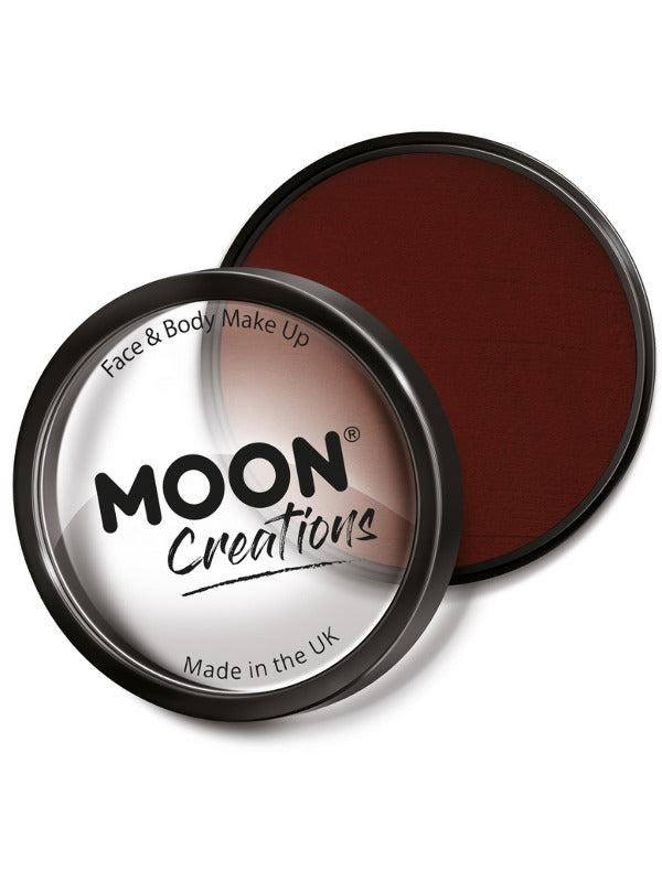 Moon Creations Pro Face Paint Cake Pot, Dark Red Dress Loud