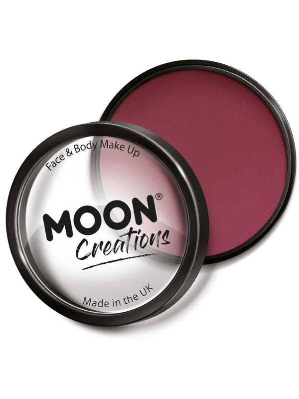 Moon Creations Pro Face Paint Cake Pot, Dark Pink Dress Loud