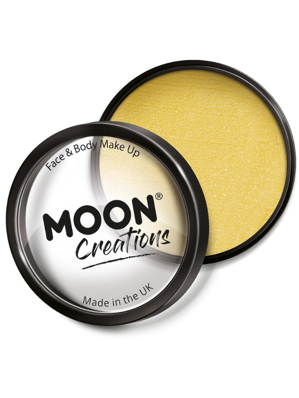 Moon Creations Pro Face Paint Cake Pot,Golden Sand Dress Loud