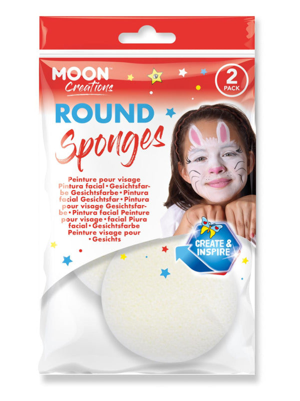 Moon Creations Round Sponge, Dress Loud