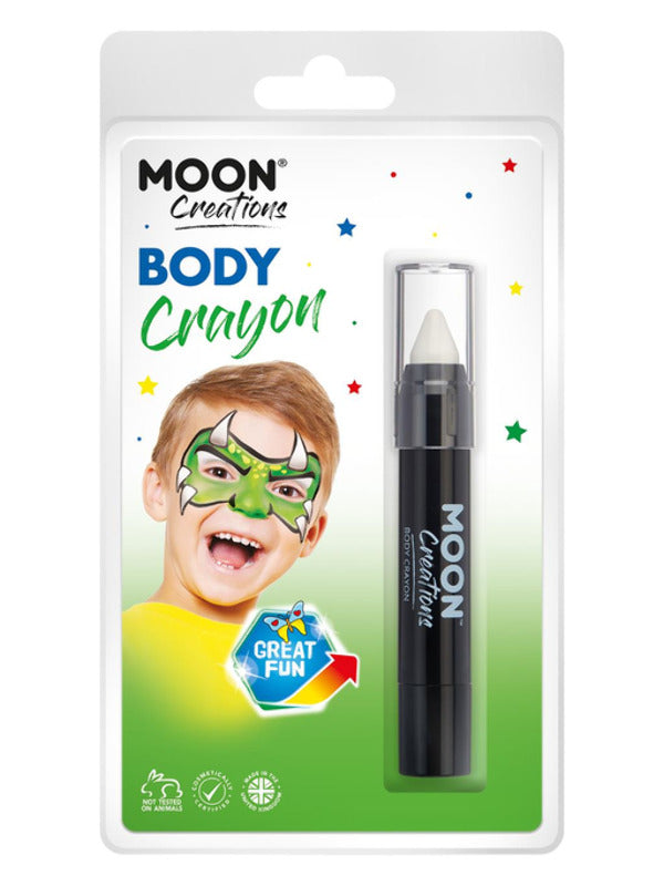 Moon Creations Body Crayons, White Dress Loud