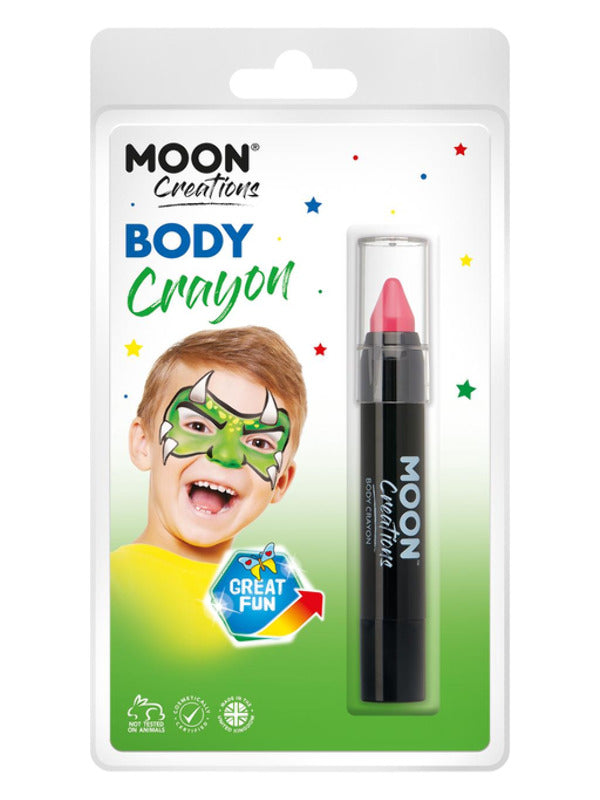 Moon Creations Body Crayons, Bright Pink Dress Loud