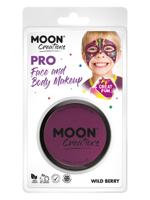 Moon Creations Pro Face Paint Cake Pot, Wild Berry Dress Loud