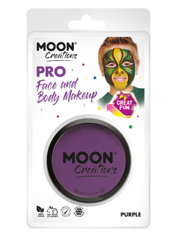 Moon Creations Pro Face Paint Cake Pot, Purple Dress Loud