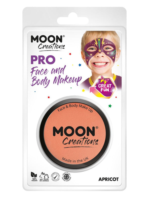 Moon Creations Pro Face Paint Cake Pot, Apricot Dress Loud