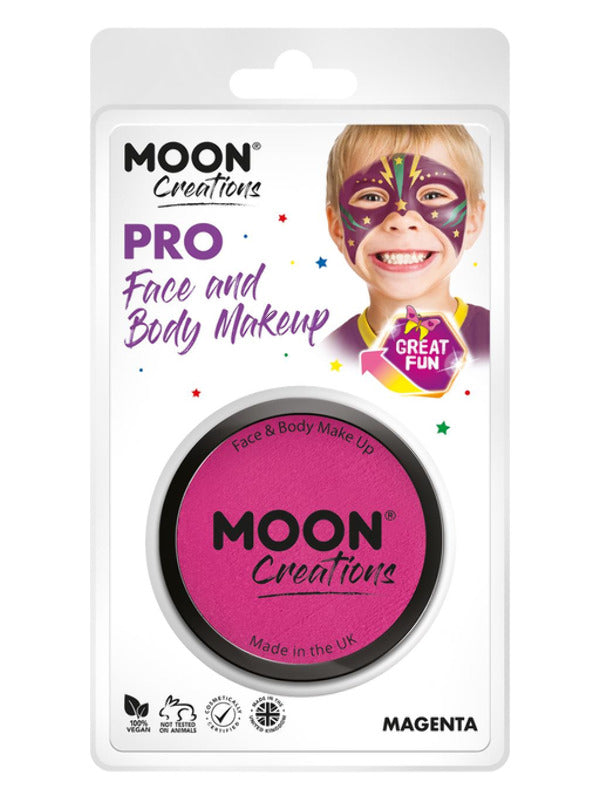 Moon Creations Pro Face Paint Cake Pot, Magenta Dress Loud