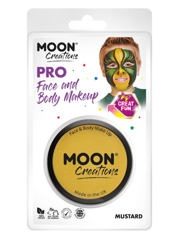 Moon Creations Pro Face Paint Cake Pot, Mustard Dress Loud