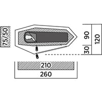 Easy Camp Geminga 100 Compact 1 man tent Dress Loud