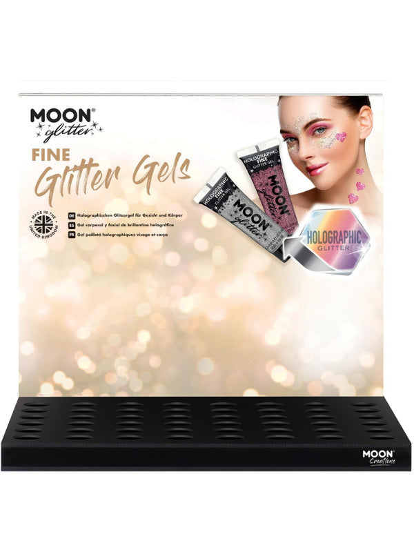Moon Glitter Holographic Fine Glitter Gel, Dress Loud