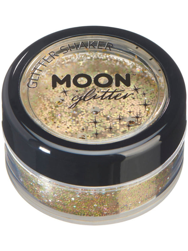 Moon Glitter Holographic Glitter Shakers, Gold Dress Loud