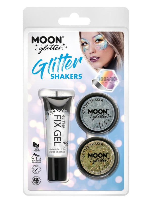 Moon Glitter Holographic Glitter Shakers, Dress Loud