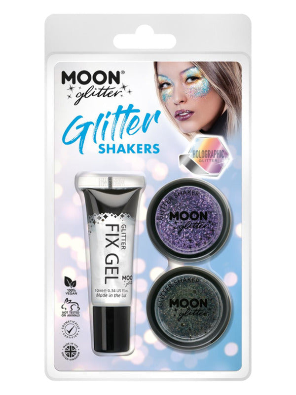 Moon Glitter Holographic Glitter Shakers, Dress Loud