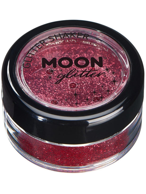 Moon Glitter Classic Fine Glitter Shakers, Red Dress Loud
