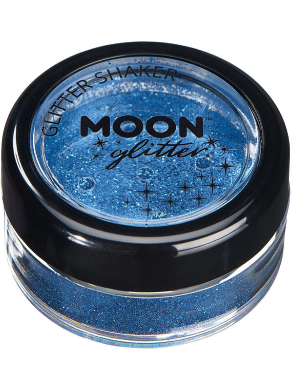Moon Glitter Classic Fine Glitter Shakers, Blue Dress Loud