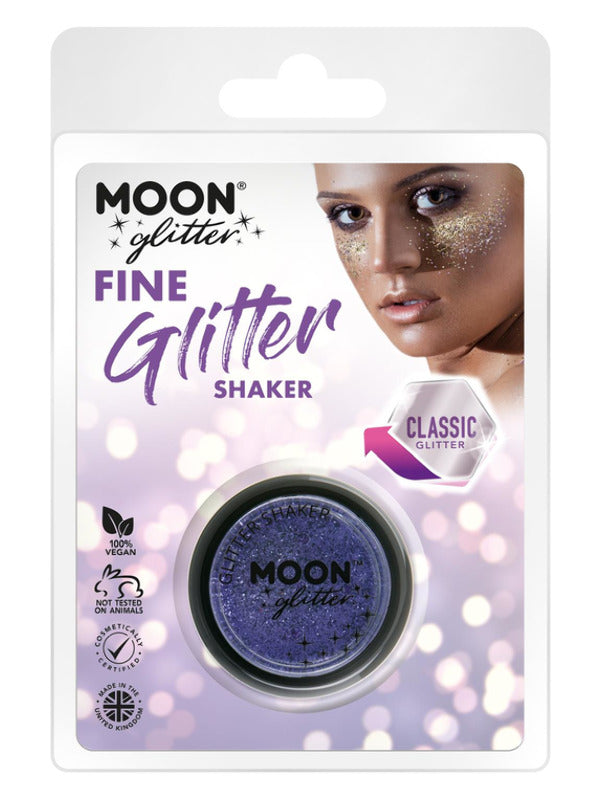 Moon Glitter Classic Fine Glitter Shakers,Lavender Dress Loud
