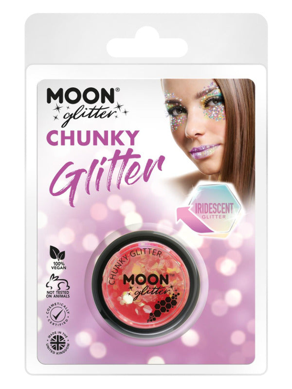 Moon Glitter Iridescent Chunky Glitter, Cherry Dress Loud