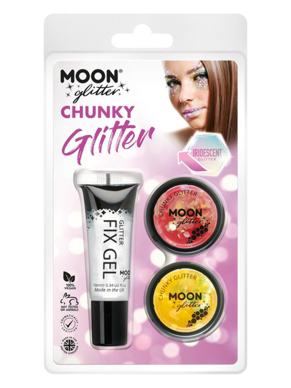 Moon Glitter Iridescent Chunky Glitter, Dress Loud