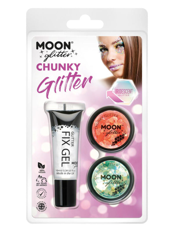 Moon Glitter Iridescent Chunky Glitter, Dress Loud