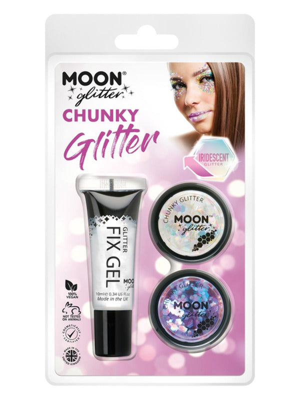 Moon Glitter Iridescent Chunky Glitter, Dress Loud