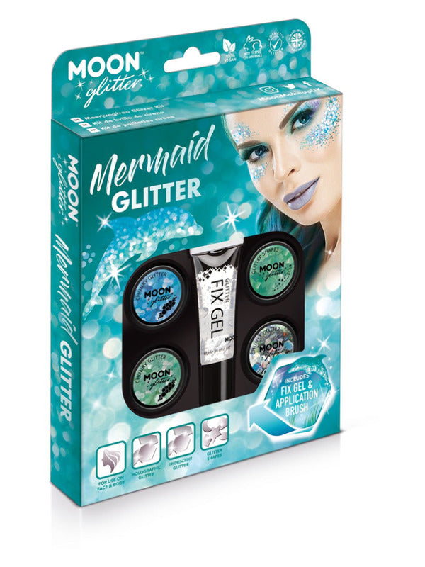 Moon Glitter Mermaid Glitter Kit, Assorted Dress Loud
