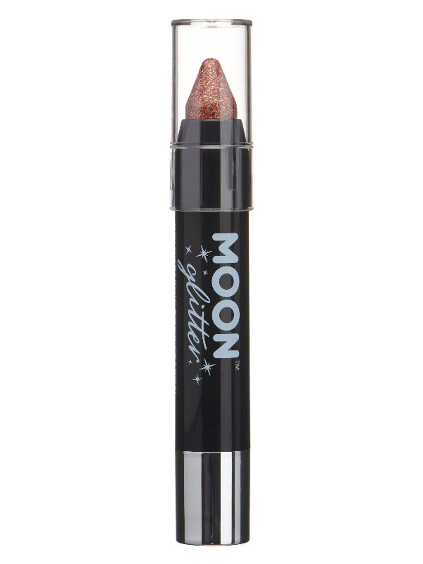 Moon Glitter Holographic Body Crayons, Rose Gold Dress Loud