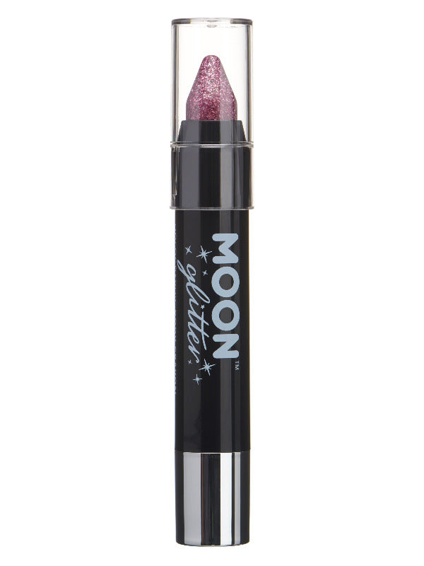 Moon Glitter Holographic Body Crayons, Pink Dress Loud