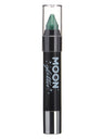 Moon Glitter Holographic Body Crayons, Green