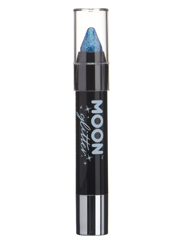 Moon Glitter Holographic Body Crayons, Blue Dress Loud