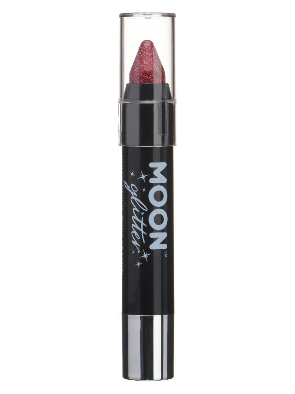 Moon Glitter Holographic Body Crayons, Red Dress Loud