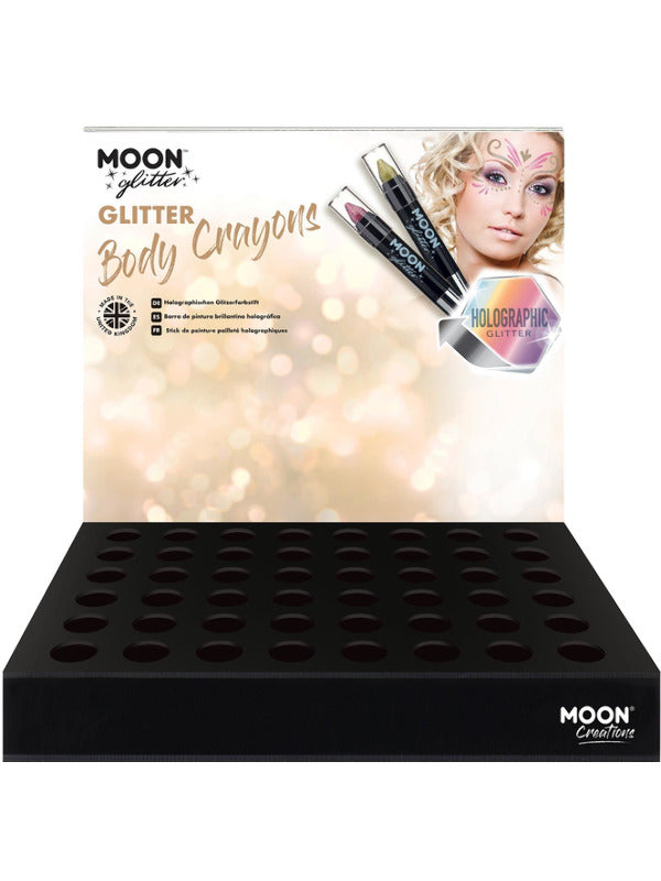 Moon Glitter Holographic Body Crayons, Dress Loud