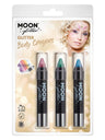 Moon Glitter Holographic Body Crayons,