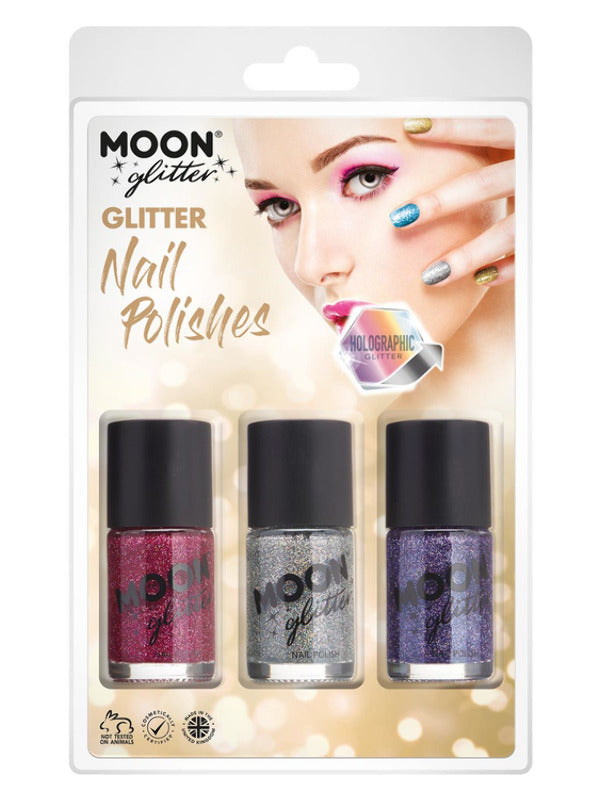 Moon Glitter Holographic Nail Polish, Dress Loud