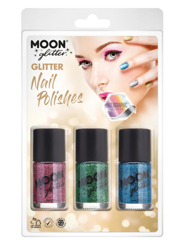 Moon Glitter Holographic Nail Polish, Dress Loud