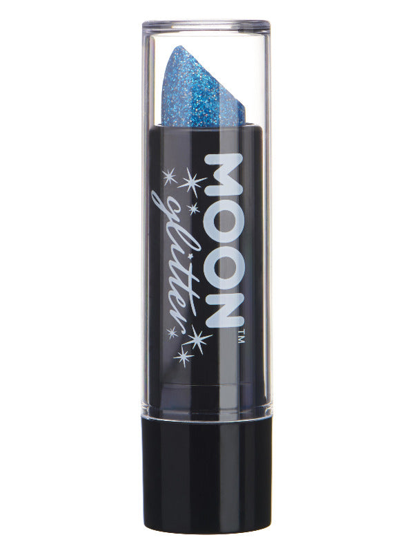 Moon Glitter Holographic Glitter Lipstick, Blue Dress Loud