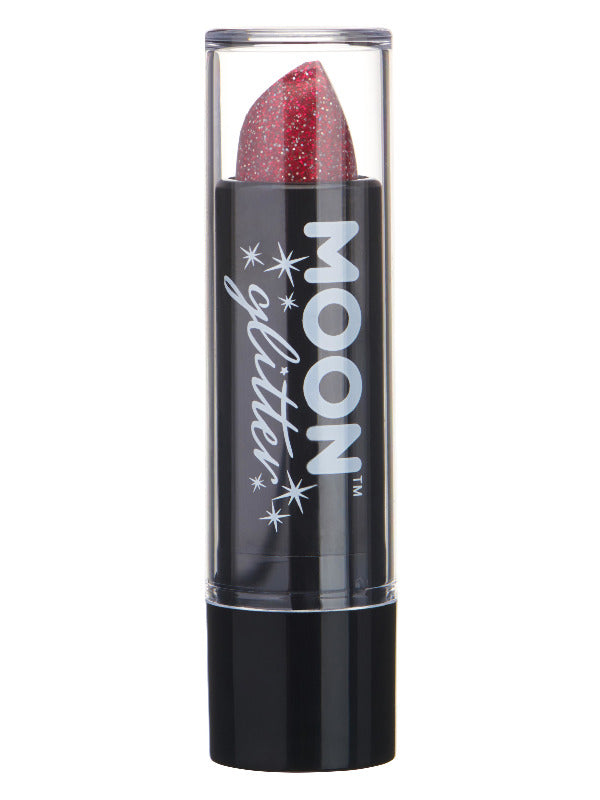 Moon Glitter Holographic Glitter Lipstick, Red Dress Loud