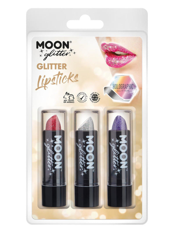Moon Glitter Holographic Glitter Lipstick, Dress Loud